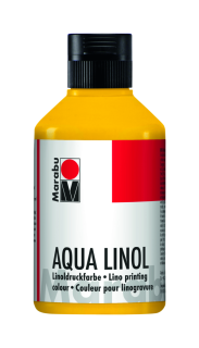 Farba na linoryt Marabu - 250 ml - ŽLTÁ, riediteľná vodou